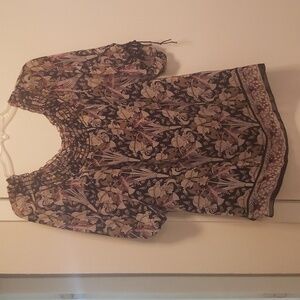 $5 FEBRUARY SALE Max Studio Floral Blouse size S